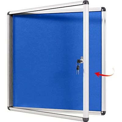 S SWANCROWN Swansea Schaukasten Abschliessbar Innen 6X4A, Infokasten Aushangtafel mit Stoff Brett, Alu Rahmen, Acrylglas S SWANCROWN Swansea Schaukasten Abschliessbar Innen 6X4A, Infokasten Aushangtafel mit Stoff Brett, Alu Rahmen, Acrylglas