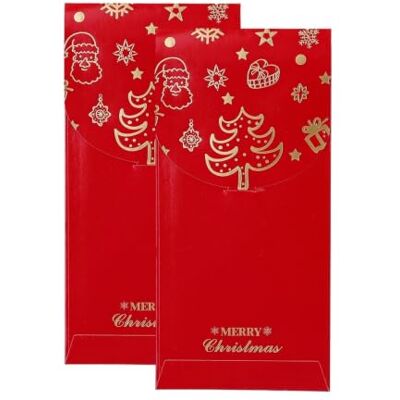 SGCHTWHAS 2-20pcs Weihnachts Umschlagtüten Rote Papierkarte Geldumschlag Für Party Feiertag Neujahr Weihnachts Grußkarte Geschenk Kinder Gastgeschenk(B- 10PCS) SGCHTWHAS 2-20pcs Weihnachts Umschlagtüten Rote Papierkarte Geldumschlag Für Party Feiertag Neujahr Weihnachts Grußkarte Geschenk Kinder Gastgeschenk(B- 10PCS)