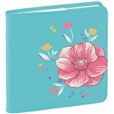 QUO VADIS Kollektion: Bloom EXECUTIF Leinwand – Wochenplaner – 16 x 16 cm – Französische Edition – 13 Monate Dezember – Jahr 2023 QUO VADIS Kollektion: Bloom EXECUTIF Leinwand – Wochenplaner – 16 x 16 cm – Französische Edition – 13 Monate Dezember – Jahr 2023