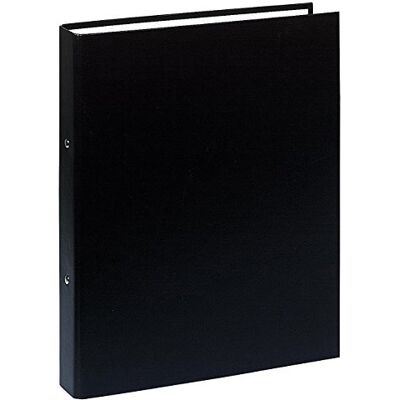 Exacompta 54371E Ringbuch 2 Ringe Füllhöhe 30mm, Rücken 40mm, für DIN A4 Kunststoffbezug aussen Papierbezug innen, schwarz Exacompta 54371E Ringbuch 2 Ringe Füllhöhe 30mm, Rücken 40mm, für DIN A4 Kunststoffbezug aussen Papierbezug innen, schwarz