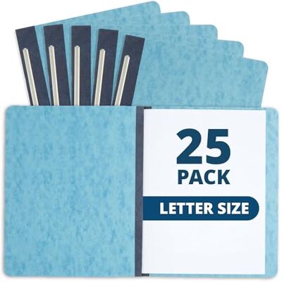 Blue Summit Supplies 25 Presskarton-Report-Hüllen mit Verschlüssen, Hellblau, Briefgröße, Presskarton-Abdeckung für Berichte, 7,6 cm Kapazität, 25 Stück Blue Summit Supplies 25 Presskarton-Report-Hüllen mit Verschlüssen, Hellblau, Briefgröße, Presskarton-Abdeckung für Berichte, 7,6 cm Kapazität, 25 Stück