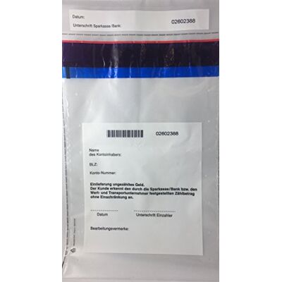Litfax 100 x Münzgeldtaschen: 220 x 340 + 30 mm Bon, transparent, Safebags, Sicherheitstasche Litfax 100 x Münzgeldtaschen: 220 x 340 + 30 mm Bon, transparent, Safebags, Sicherheitstasche