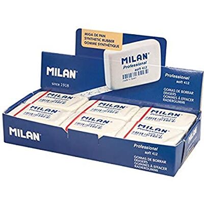 MILAN Caja 12 gomas Professional Soft 412, envueltas individualmente MILAN Caja 12 gomas Professional Soft 412, envueltas individualmente