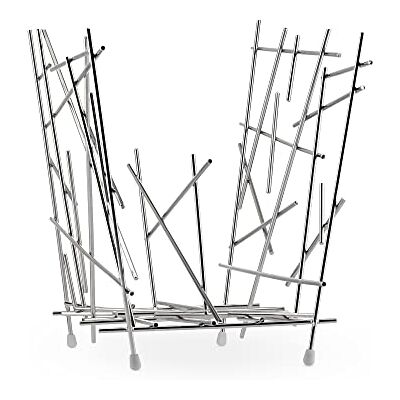 Alessi FC15 Zeitschriftenhalter Edelstahl Länge: 45.5 cm, Breite: 28.5 cm, Höhe: 35 cm, verchromt Alessi FC15 Zeitschriftenhalter Edelstahl Länge: 45.5 cm, Breite: 28.5 cm, Höhe: 35 cm, verchromt