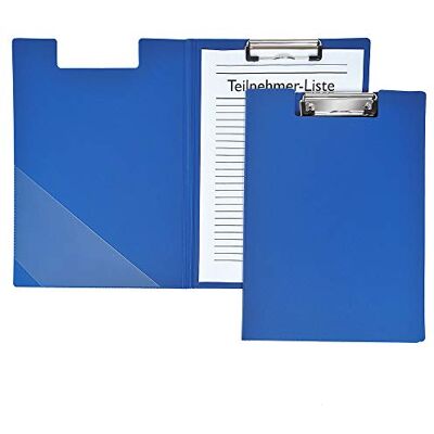 FolderSys Klemmbrett-Mappe, Standard, blau,10 Stück FolderSys Klemmbrett-Mappe, Standard, blau,10 Stück