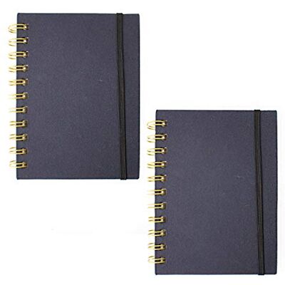 ARTWAY Indigo Skizzenbuch mit Spiralbindung 140 g/m² Indigoblau A6-Hochformat 2 Stück ARTWAY Indigo Skizzenbuch mit Spiralbindung 140 g/m² Indigoblau A6-Hochformat 2 Stück