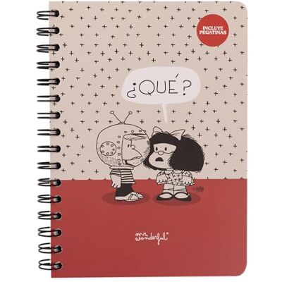 Mr. Wonderful A5-Notizbuch – Mafalda Mr. Wonderful A5-Notizbuch – Mafalda