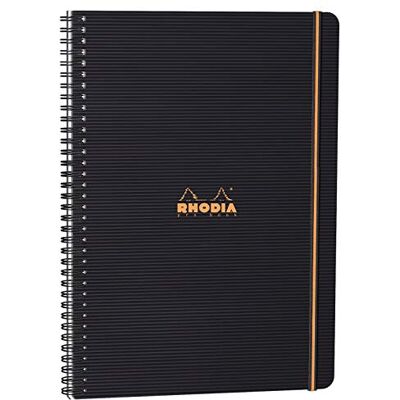Rhodia 119930C Pro Book Notizbuch A4 80 Blatt kariert Schwarz Rhodia 119930C Pro Book Notizbuch A4 80 Blatt kariert Schwarz