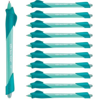 Maped Kidy Learn radierbarer Kugelschreiber, 12 Stück, Haifisch-Tierstift, Kinder, mit integriertem Radiergummi, nachfüllbar und ergonomisch, zum Erlernen des Schreibens, Grundschulbedarf Maped Kidy Learn radierbarer Kugelschreiber, 12 Stück, Haifisch-Tierstift, Kinder, mit integriertem Radiergummi, nachfüllbar und ergonomisch, zum Erlernen des Schreibens, Grundschulbedarf