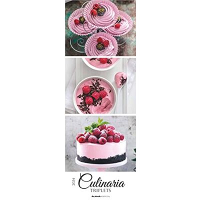 Alpha Culinaria Triplets 2024 Streifenkalender XXL 25x69 cm Bildkalender im Hochformat Küchenkalender Wandkalender Wandplaner Alpha Culinaria Triplets 2024 Streifenkalender XXL 25x69 cm Bildkalender im Hochformat Küchenkalender Wandkalender Wandplaner