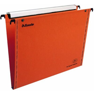 Leitz Esselte 25 Stück Hängemappen für Schubladen VMG – Kraft Boden 15 mm Orange Leitz Esselte 25 Stück Hängemappen für Schubladen VMG – Kraft Boden 15 mm Orange