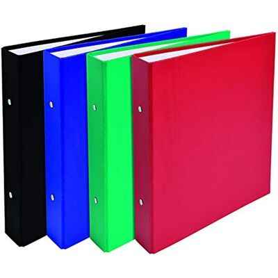 Exacompta 51070E 20er Pack Kunststoff-Ringbuch 2-O-Ring-Mechanik DIN A5 Füllhöhe 30 mm farbig sortiert Kalender Organizer Ring-Ordner Hefter Plastikordner ideal für Büro und Schule Exacompta 51070E 20er Pack Kunststoff-Ringbuch 2-O-Ring-Mechanik DIN A5 Füllhöhe 30 mm farbig sortiert Kalender Organizer Ring-Ordner Hefter Plastikordner ideal für Büro und Schule