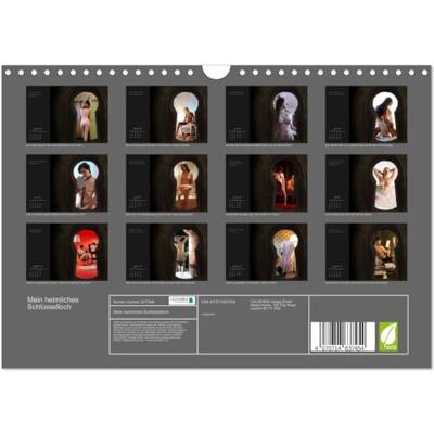 CALVENDO Mon trou de serrure secret (Calendrier mural 2027 DIN A4 vertical), calendrier mensuel CALVENDO Mon trou de serrure secret (Calendrier mural 2027 DIN A4 vertical), calendrier mensuel