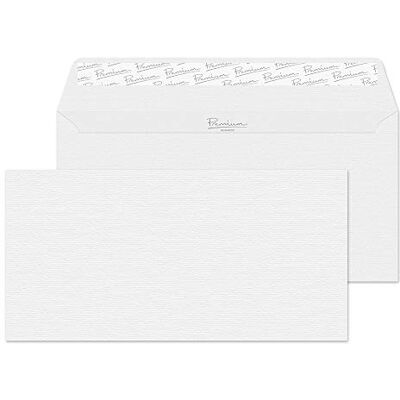 Blake Envelopes Premium Business 91882 Briefumschläge Haftklebung Diamant Weiß Gerippt DL 110 x 220 mm 120g/m² 500 Stück Blake Envelopes Premium Business 91882 Briefumschläge Haftklebung Diamant Weiß Gerippt DL 110 x 220 mm 120g/m² 500 Stück