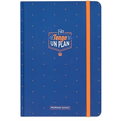 Mr. Wonderful Ich habe einen Plan: Wöchentliches Notizbuch, A5, 252 Seiten, Textilumschlag, Motivationssprüche Mr. Wonderful Ich habe einen Plan: Wöchentliches Notizbuch, A5, 252 Seiten, Textilumschlag, Motivationssprüche