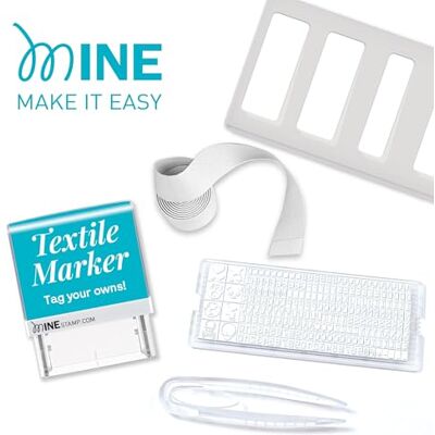 MINE Stamp Stempel für Kleidung und Bücher Kompakter personalisierter Kleidungsmarker für Erwachsene und Kinder Personalisierter Namensstempel für Kinderkleidung MINE Stamp Stempel für Kleidung und Bücher Kompakter personalisierter Kleidungsmarker für Erwachsene und Kinder Personalisierter Namensstempel für Kinderkleidung