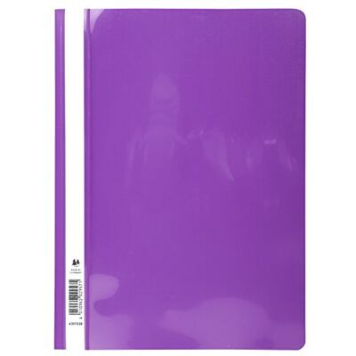 Exacompta 439718B Sichthefter (PVC, Beschriftungsstreifen, Schutzfolie, DIN A4, 21 x 29,7 cm) 25er Pack violett Exacompta 439718B Sichthefter (PVC, Beschriftungsstreifen, Schutzfolie, DIN A4, 21 x 29,7 cm) 25er Pack violett