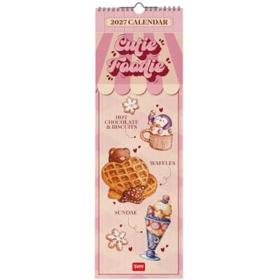 LEGAMI – Kalender 2027 Wandkalender, Cutie Foodie, 12 Monate, 16 x 49 cm LEGAMI – Kalender 2027 Wandkalender, Cutie Foodie, 12 Monate, 16 x 49 cm