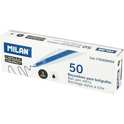 Milan Schwarze Tintenpatrone - Nachfüllung für Capsule & Compact Milan Schwarze Tintenpatrone - Nachfüllung für Capsule & Compact