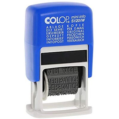 COLOP S 120/W (21x4 mm) Abdruckfarbe Blau COLOP S 120/W (21x4 mm) Abdruckfarbe Blau