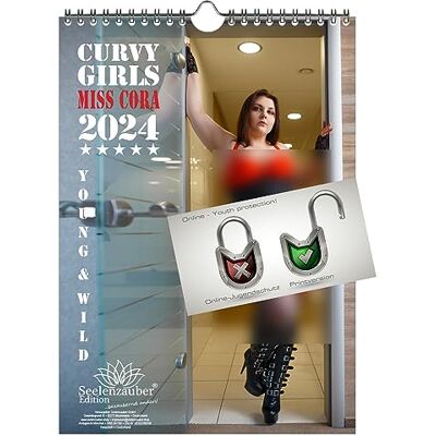 Seelenzauber Sexy Curvy Miss Cora Girls DIN A4 Kalender für 2024 Erotik Seelenzauber Sexy Curvy Miss Cora Girls DIN A4 Kalender für 2024 Erotik