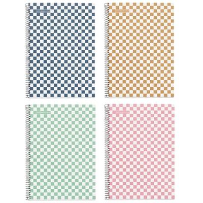 Miquelrius 4er-Pack Schulhefte 4 x 4 mm, Foolsgröße (215 x 309 mm), 80 Blatt à 90 g/m², kariert 4 mm mit Rand, Spiralbindung, fester Einband, Damendesign Miquelrius 4er-Pack Schulhefte 4 x 4 mm, Foolsgröße (215 x 309 mm), 80 Blatt à 90 g/m², kariert 4 mm mit Rand, Spiralbindung, fester Einband, Damendesign