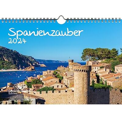 Seelenzauber Spanienzauber DIN A4 Kalender für 2024 Madrid Urlaub Strand Meer Spanien Seelenzauber Spanienzauber DIN A4 Kalender für 2024 Madrid Urlaub Strand Meer Spanien