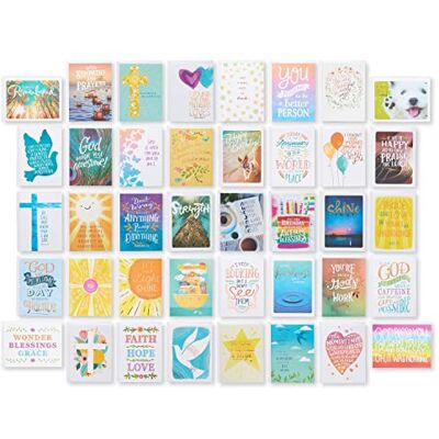 American Greetings Religiöses Deluxe-Karten-Sortiment für alle Anlässe (40 Stück) American Greetings Religiöses Deluxe-Karten-Sortiment für alle Anlässe (40 Stück)