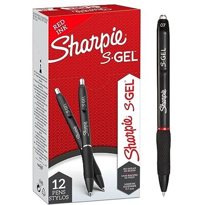 Sharpie GEL 0.7MM RED TK12 PEA Sharpie GEL 0.7MM RED TK12 PEA