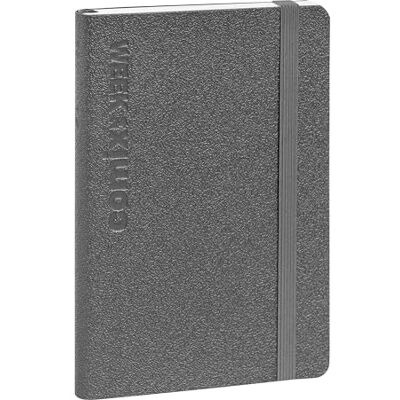 COMIX Luxury, Medium Wochenkalender 2024, 12 Monate, mit Innentasche, Gummibandverschluss, doppeltes Lesezeichen, 192 Seiten, Format 10,7 x 15,9 h cm Grau COMIX Luxury, Medium Wochenkalender 2024, 12 Monate, mit Innentasche, Gummibandverschluss, doppeltes Lesezeichen, 192 Seiten, Format 10,7 x 15,9 h cm Grau