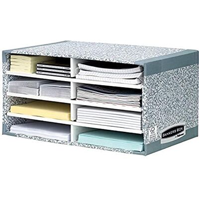 Fellowes Bankers Box 0875006 System Schreibtisch Manager, 1 Stück/Pack, grau/weiß Fellowes Bankers Box 0875006 System Schreibtisch Manager, 1 Stück/Pack, grau/weiß