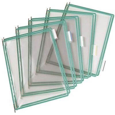 Djois , 114005 – Sichttafeln A4 Hochformat, Stahlrahmen, 10 Stück, Grün PVC Antireflex, Stahldrahtrahmen, Metallzapfen, Kompatibel mit Tarifold Haltern, für Lean Management Djois , 114005 – Sichttafeln A4 Hochformat, Stahlrahmen, 10 Stück, Grün PVC Antireflex, Stahldrahtrahmen, Metallzapfen, Kompatibel mit Tarifold Haltern, für Lean Management