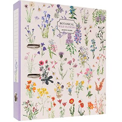 Grupo Erik Ordner A4 Breit Wild Flowers Aktenordner DIN A4 Breit Ringordner A4 mit Hebelmechanik Grupo Erik Ordner A4 Breit Wild Flowers Aktenordner DIN A4 Breit Ringordner A4 mit Hebelmechanik