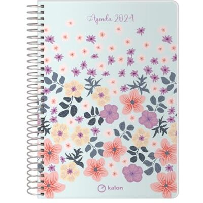 Q Kalon Kalender 2024 Januar bis Dezember (12 Monate) Tag Seite A5 (15 x 21 cm) Metallspirale Garden Q Kalon Kalender 2024 Januar bis Dezember (12 Monate) Tag Seite A5 (15 x 21 cm) Metallspirale Garden