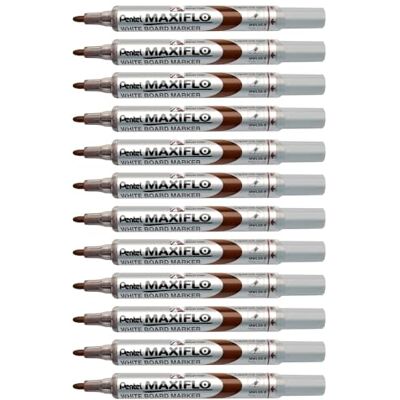 Pentel MWL5S-E mit Flüssigtinte und Pumsystem, 12 Stück braun Pentel MWL5S-E mit Flüssigtinte und Pumsystem, 12 Stück braun