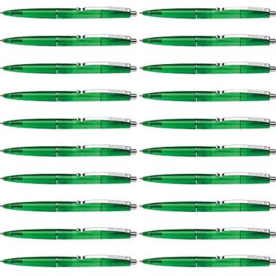Schneider 132004 K20 Icy Colours Kugelschreiber (Schreibfarbe: grün, Mittel, dokumentenecht) 20er Pack, grün Schneider 132004 K20 Icy Colours Kugelschreiber (Schreibfarbe: grün, Mittel, dokumentenecht) 20er Pack, grün