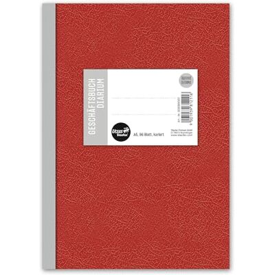 Staufen Contura Geschäftsbuch Diarium 5 Bücher à 96 Blatt, DIN A5, kariert Extraweißes Qualitätspapier 70 g/m², 5-mm-Karierung für strukturierte Notizen Staufen Contura Geschäftsbuch Diarium 5 Bücher à 96 Blatt, DIN A5, kariert Extraweißes Qualitätspapier 70 g/m², 5-mm-Karierung für strukturierte Notizen