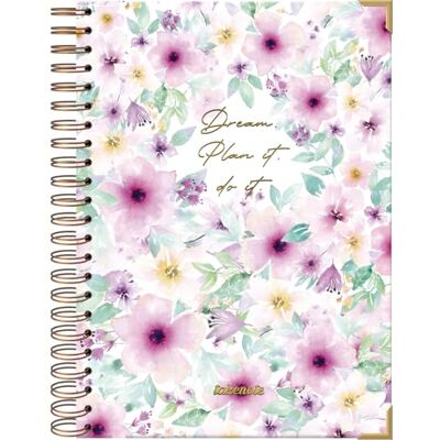 DOHE Dreambook Notizbuch A4 Blanko Innenseiten, 192 leere Seiten, Größe 21,5 x 30 cm, Hardcover, Doppel-Spiralbindung in Gold (Wire’o) Takenote Valentina DOHE Dreambook Notizbuch A4 Blanko Innenseiten, 192 leere Seiten, Größe 21,5 x 30 cm, Hardcover, Doppel-Spiralbindung in Gold (Wire’o) Takenote Valentina