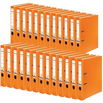 FALKEN Original 25er Pack PP-Color Kunststoff-Ordner. Made in Germany. 5 cm schmal DIN A4 orange Ringordner Vegan Aktenordner Briefordner Büroordner Plastikordner Schlitzordner FALKEN Original 25er Pack PP-Color Kunststoff-Ordner. Made in Germany. 5 cm schmal DIN A4 orange Ringordner Vegan Aktenordner Briefordner Büroordner Plastikordner Schlitzordner