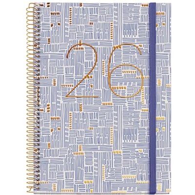 Miquelrius Wochenplaner 2026, ähnlich A5+ (155 x 213 mm), Wochenplaner, fester Kartoneinband, Spiralbindung, Gummibandverschluss, Papier 80 g/m², Cat-EN-PT, Linienstriche Miquelrius Wochenplaner 2026, ähnlich A5+ (155 x 213 mm), Wochenplaner, fester Kartoneinband, Spiralbindung, Gummibandverschluss, Papier 80 g/m², Cat-EN-PT, Linienstriche