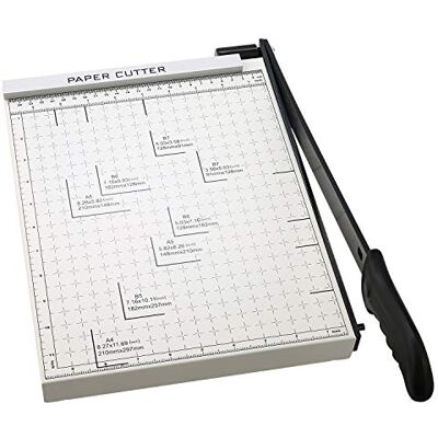 COOCHEER Papierschneider Profi Fotoschneider Hebelschneider Papierschneidemaschine Schneidegerät Bindegerät Schrottmaschineider für Schule & Büro, Weiß, A4 COOCHEER Papierschneider Profi Fotoschneider Hebelschneider Papierschneidemaschine Schneidegerät Bindegerät Schrottmaschineider für Schule & Büro, Weiß, A4