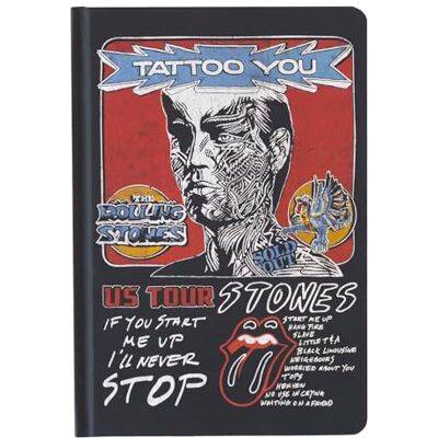 Grupo Erik The Rolling Stones Notizbuch A5 Journal Tagebuch Merch Geschenke Grupo Erik The Rolling Stones Notizbuch A5 Journal Tagebuch Merch Geschenke