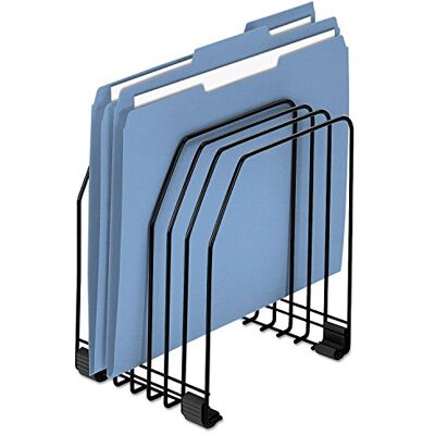 Fellowes Workstation Black Wire Rack 7-Section File Organizer (68112) Fellowes Workstation Black Wire Rack 7-Section File Organizer (68112)