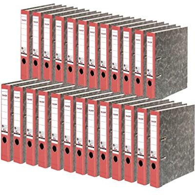 FALKEN 25x Recycling-Ordner 5 cm schmal DIN A4 roter Rücken FALKEN 25x Recycling-Ordner 5 cm schmal DIN A4 roter Rücken