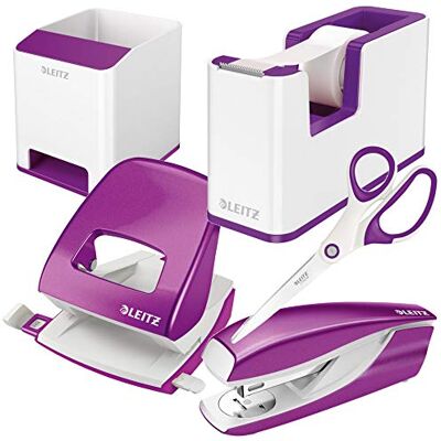 Leitz 53192054 Schere (Set weiß/violett) Leitz 53192054 Schere (Set weiß/violett)