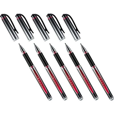 Faber-Castell Gelschreiber Uni-Ball Impact UM-153S (5 Stück, rot) Faber-Castell Gelschreiber Uni-Ball Impact UM-153S (5 Stück, rot)