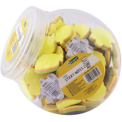 D.RECT Notizzettel klebend Haftnotizzettel Set Sticky Notes selbstklebend Haftnotizen 45x45mm 75 Blatt Apfel Herz Blatt Blume Wolke Glas 100 Stück D.RECT Notizzettel klebend Haftnotizzettel Set Sticky Notes selbstklebend Haftnotizen 45x45mm 75 Blatt Apfel Herz Blatt Blume Wolke Glas 100 Stück