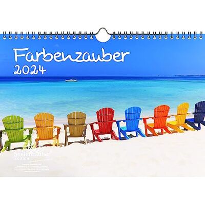 Seelenzauber Farbenzauber DIN A4 Kalender für 2024 Farben Colours Seelenzauber Farbenzauber DIN A4 Kalender für 2024 Farben Colours