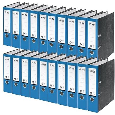 Leitz VON Ordner A4, 20er Pack, 100 % Recyclingpapier, 80 mm Rückenbreite, Für 600 Blatt, Blauer Engel & FSC-zertifiziert, Für Schule, Studium & Zuhause, Blau, 10530035 Leitz VON Ordner A4, 20er Pack, 100 % Recyclingpapier, 80 mm Rückenbreite, Für 600 Blatt, Blauer Engel & FSC-zertifiziert, Für Schule, Studium & Zuhause, Blau, 10530035