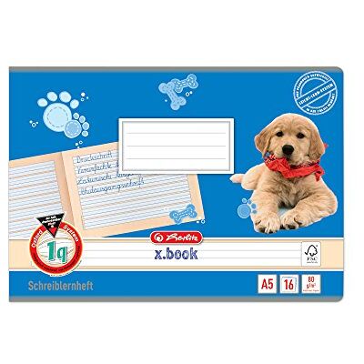 Herlitz Schulheft x.book A5 quer, Lineatur 1q, 1. Klasse, 16 Blatt, 10 Stück Herlitz Schulheft x.book A5 quer, Lineatur 1q, 1. Klasse, 16 Blatt, 10 Stück